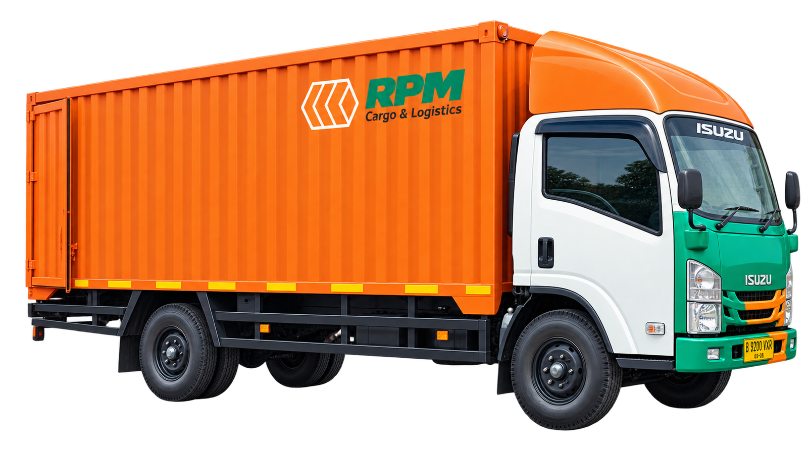 Ilustrasi truk RPM Express pengiriman Solo Jakarta